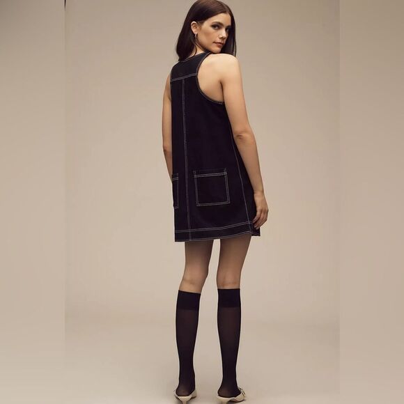 Pilcro Sleeveless Denim Shift Dress - Picture 4 of 5